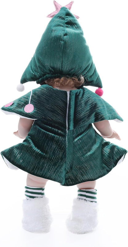 Cloveray Muñecas de bebé, 18 pulgadas realista Reborn Full Vinyl Ba...