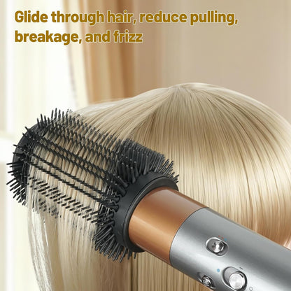 ZEPHBLOW Cepillo voluminizador redondo grande mejorado para accesor...