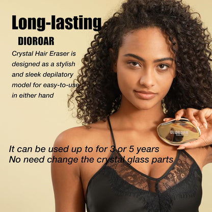 DIOROAR Borrador de pelo de cristal, removedor de pelo de cristal,...