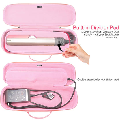 RAIACE Funda de almacenamiento rígida compatible con Dyson Airstrai...