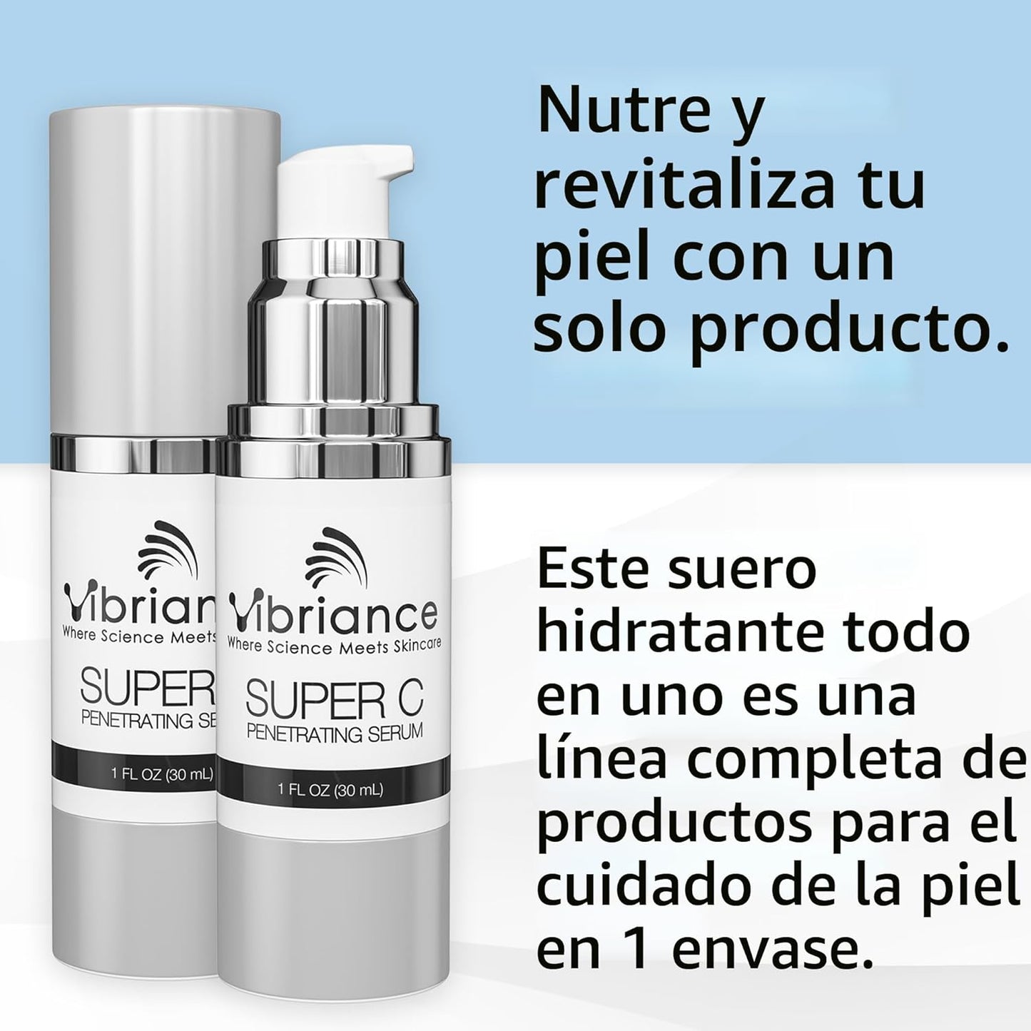 Vibriance Super C Serum para piel madura, fórmula vitamínica todo e...