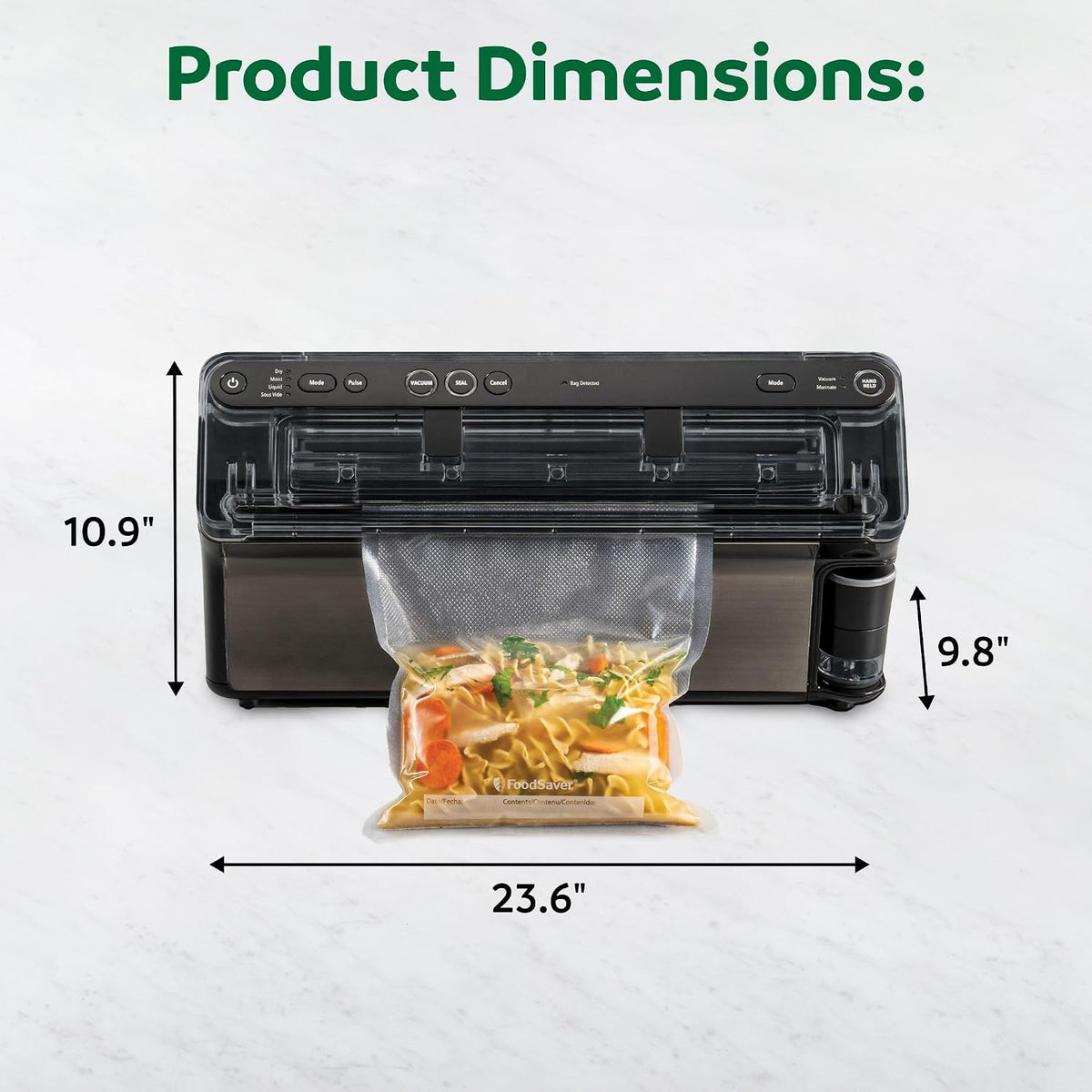 FoodSaver Elite All-in-One Liquid+™ Sellador al Vacío Todo en Uno c...