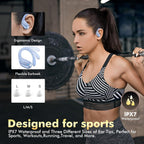 HAOYUYAN Auriculares inalámbricos, auriculares Bluetooth, auricular...