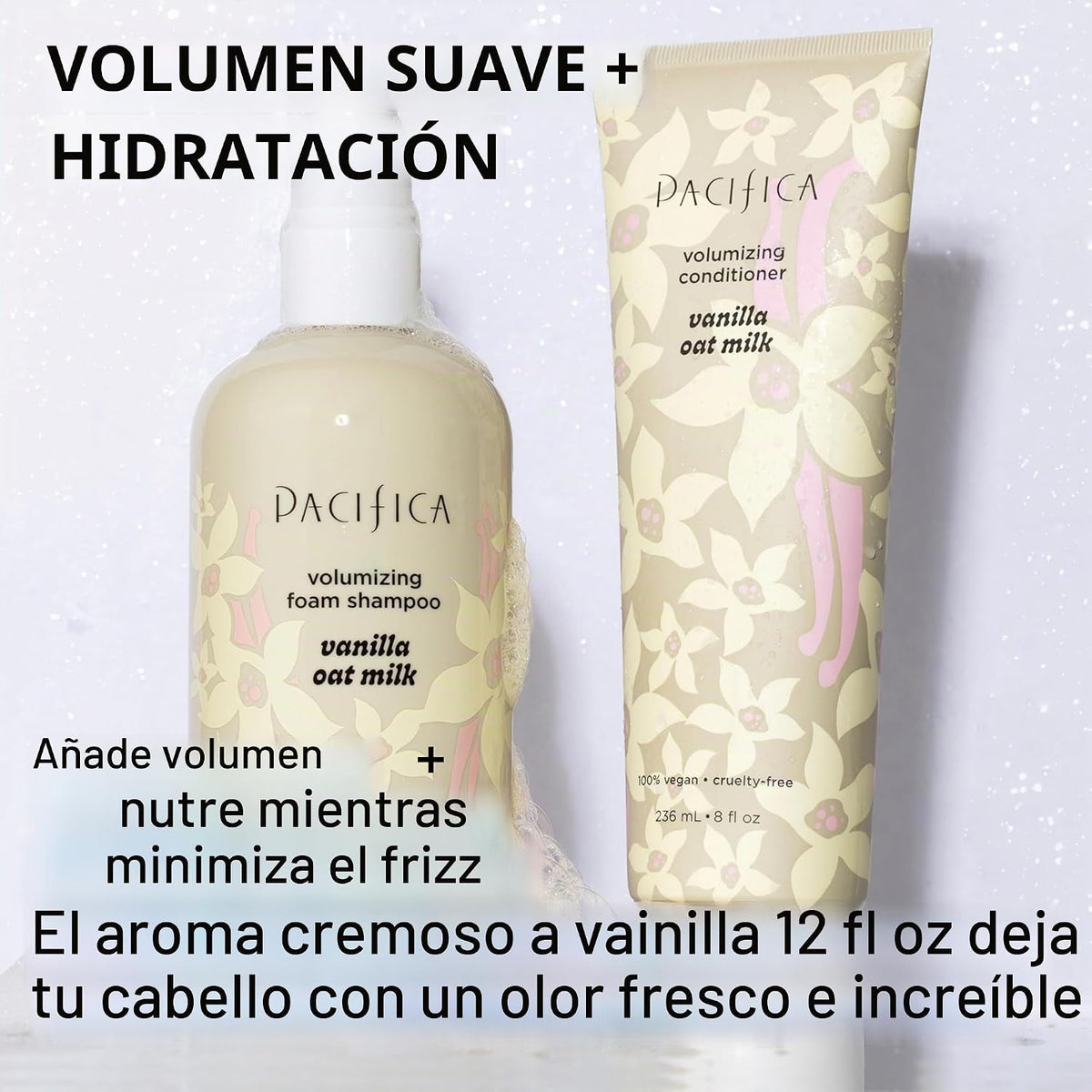 Pacifica Set de Champú y Acondicionador de Vainilla y Leche de Aven...