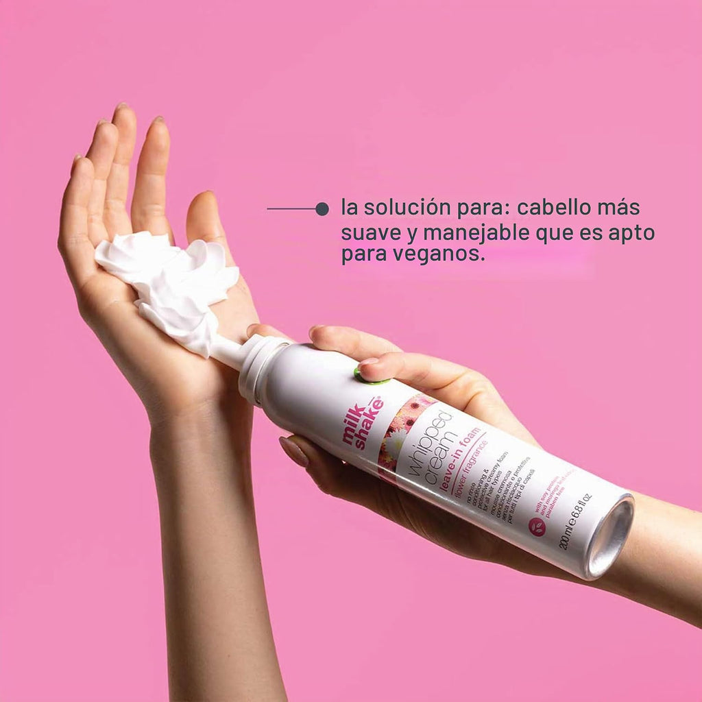 milk_shake Espuma sin enjuague de crema batida | Hidrata y suaviza,...
