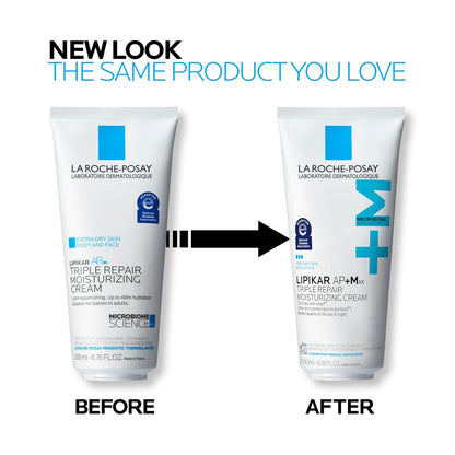 La Roche-Posay Lipikar AP+ - Crema hidratante triple reparadora, lo...