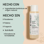 The Honest Company Champú limpiador 2 en 1 y gel de baño para piele...