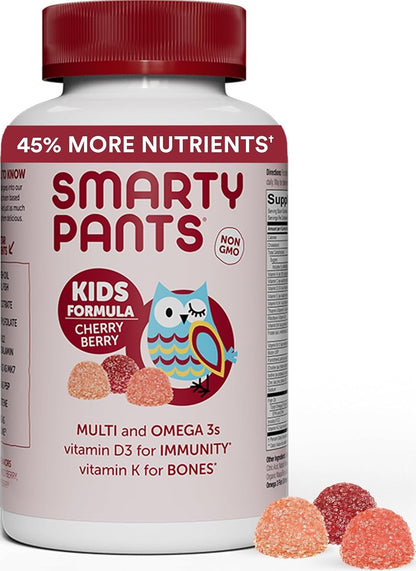 SmartyPants Gomitas multivitamínicas para niños: aceite de pescado...