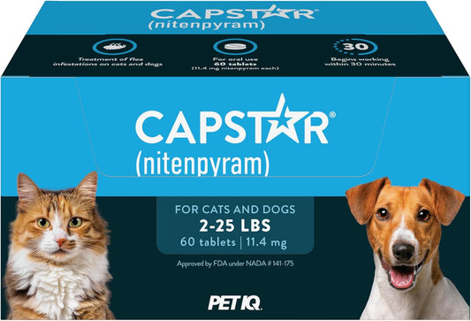 Capstar (nitenpiram) para perros, tratamiento oral de pulgas de acc...