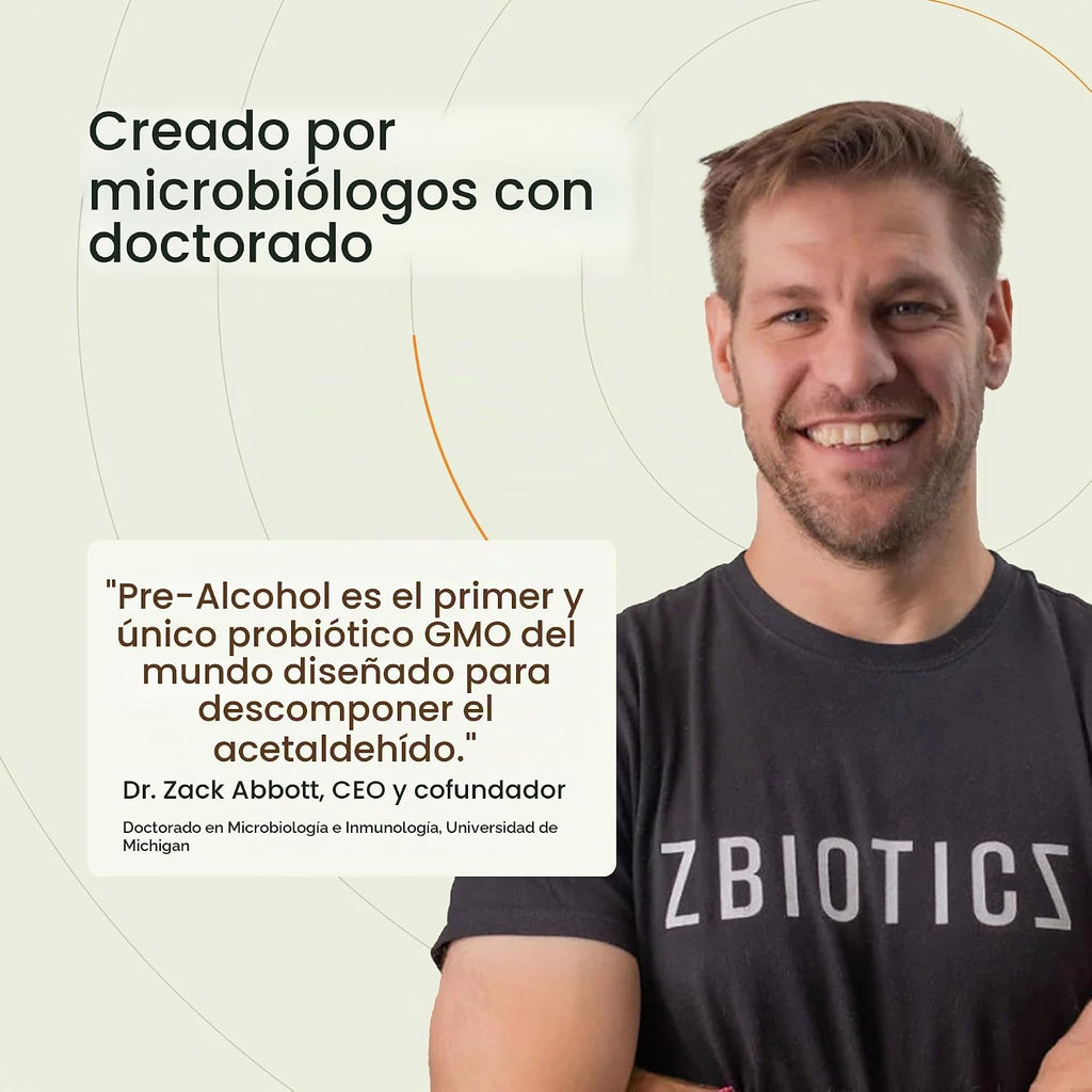 ZBiotics \u2014 Siéntete mejor después de beber, despierta renovado...