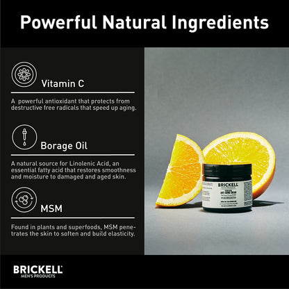 Brickell Men's Products Crema facial antienvejecimiento rejuven...