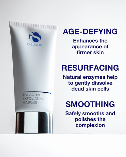 iS CLINICAL Suaviza y calma el facial clínico; régimen exfoliante e...