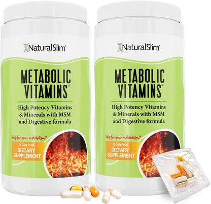 NaturalSlim Vitaminas metabólicas \u2013 Combinación de multivitami...