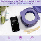 Lifestance Kit de depilación para mujeres y hombres - Calentador di...