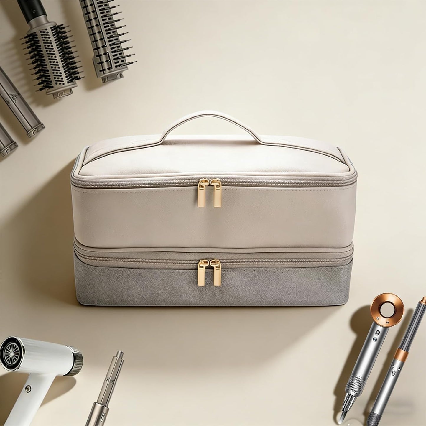 I'SMARTMOON Bolsa de viaje impermeable de 2 capas para herramie...