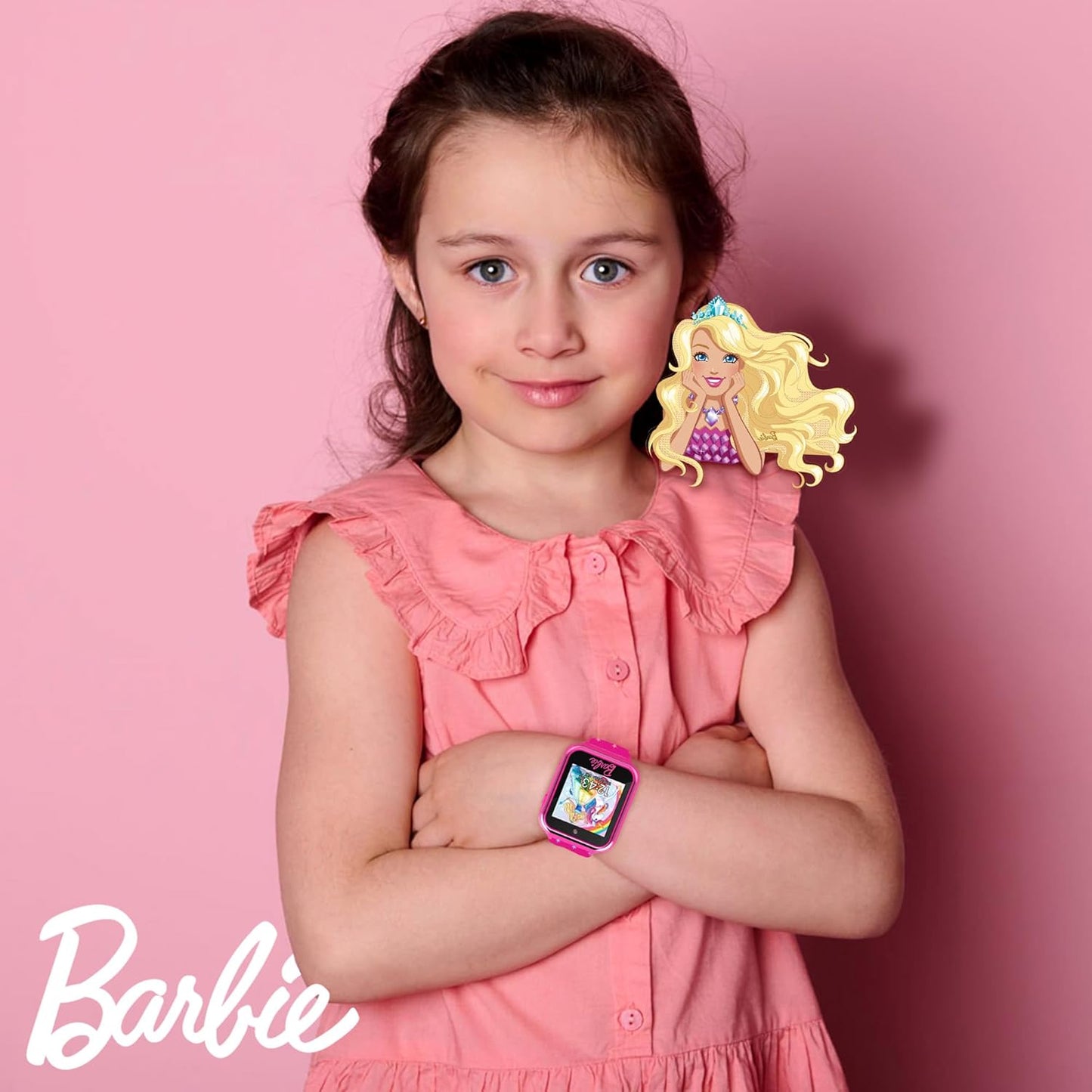 Barbie - Reloj inteligente para niños, pantalla táctil interactiva...