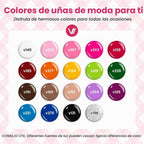 VANREESA Juego de 24 esmaltes de uñas de gel, colores de moda, con...
