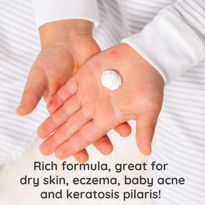 Bubbsi Loción corporal para bebé recién nacido, aceite de coco orgá...