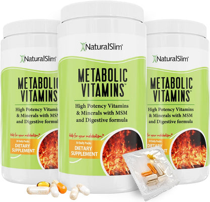 NaturalSlim Vitaminas metabólicas \u2013 Combinación de multivitami...