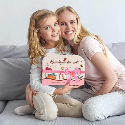 Juego de fiesta del té para niñas pequeñas, 49 juguetes de princesa...