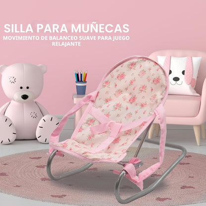 Juego de cochecito para muñeca bebé y asiento para guardería, juego...