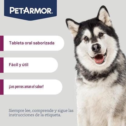 PetArmor - Desparasitador de 7 vías para perros, tratamiento oral p...
