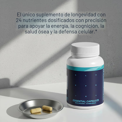 Blueprint Bryan Johnson Cápsulas Esenciales - Multivitamínico\/Mult...