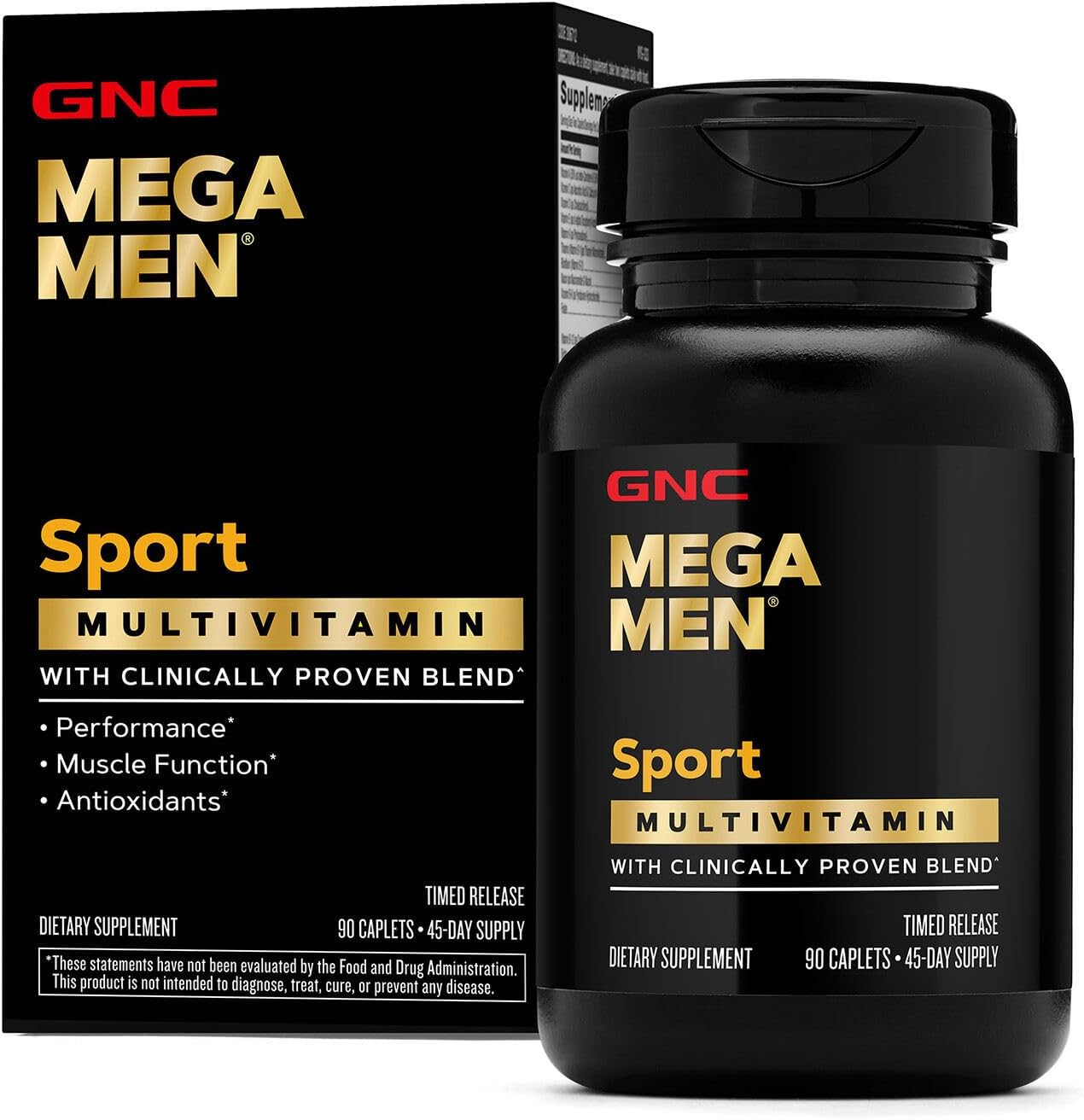 GNC Mega Men Sport Multivitamínico | Rendimiento, función muscular...
