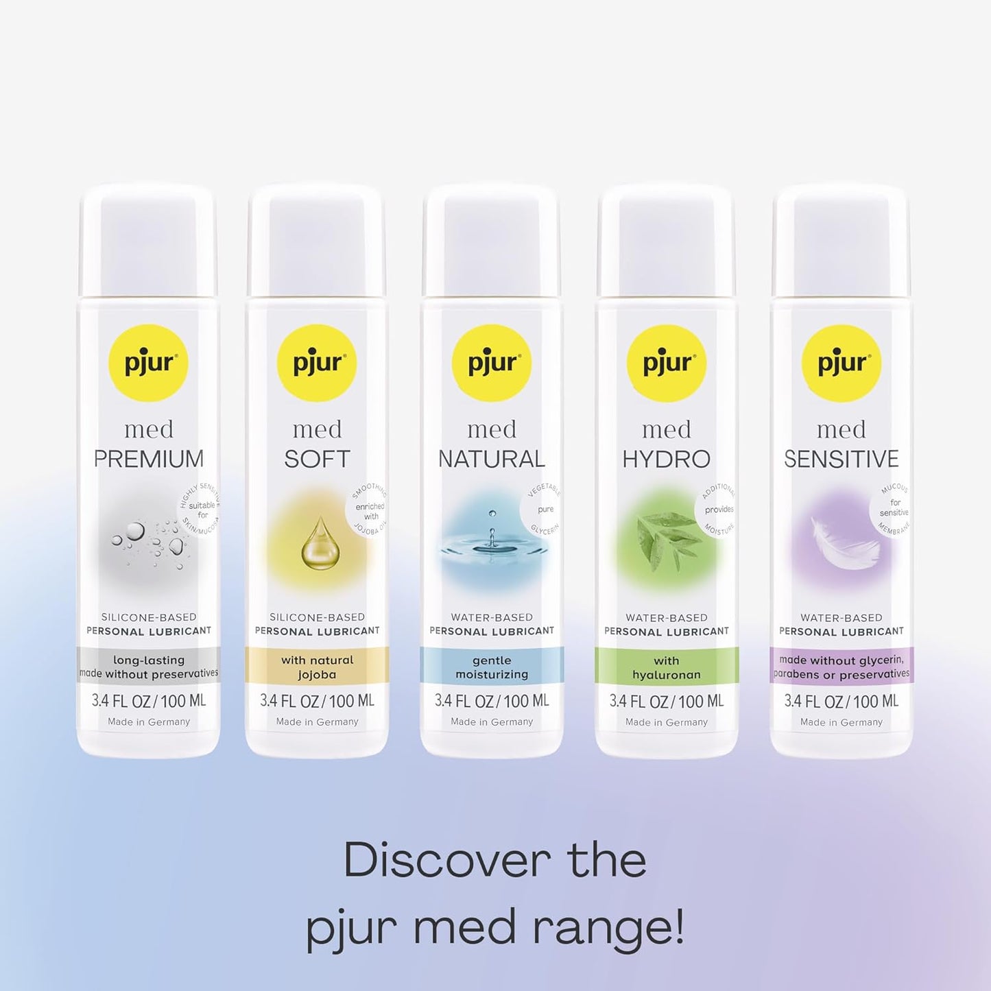 pjur med Premium - Lubricante a base de silicona de alta calidad pa...