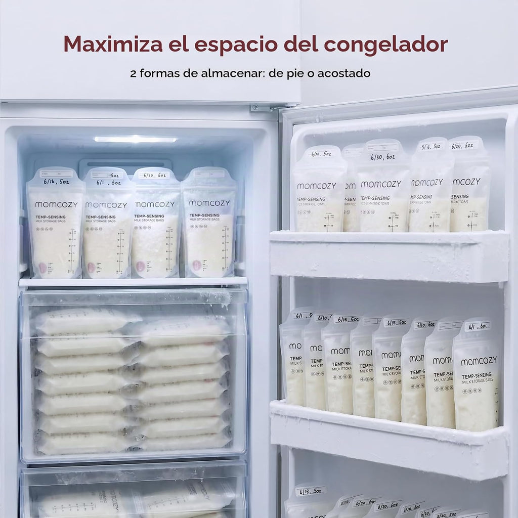Momcozy Bolsas de Almacenamiento de Leche Materna, Bolsas de Almace...