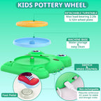Rueda de alfarería para niños - Kit completo de pintura de cerámica...