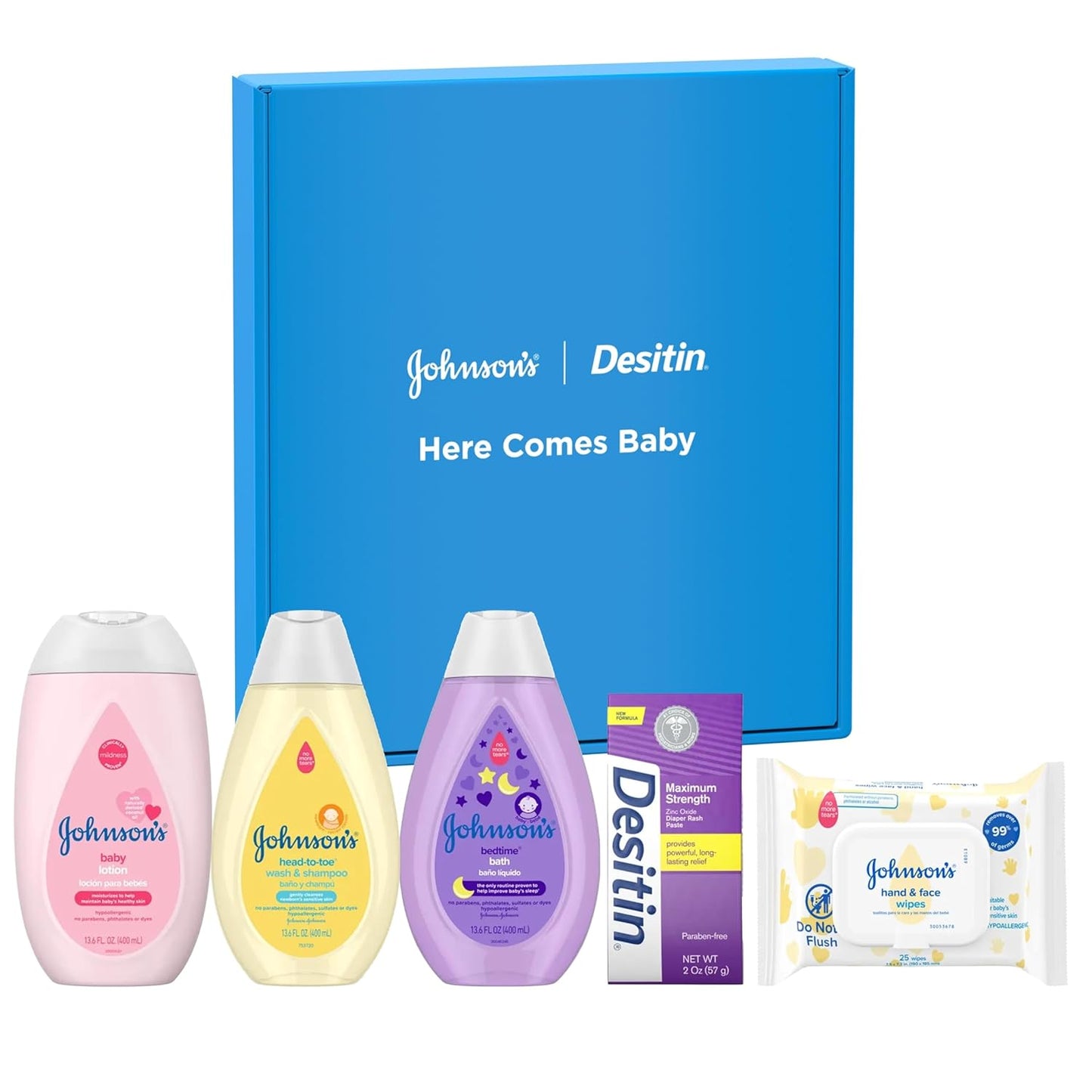 Johnson's Baby Aquí Viene Bebé - Set de regalo para bebés, esen...