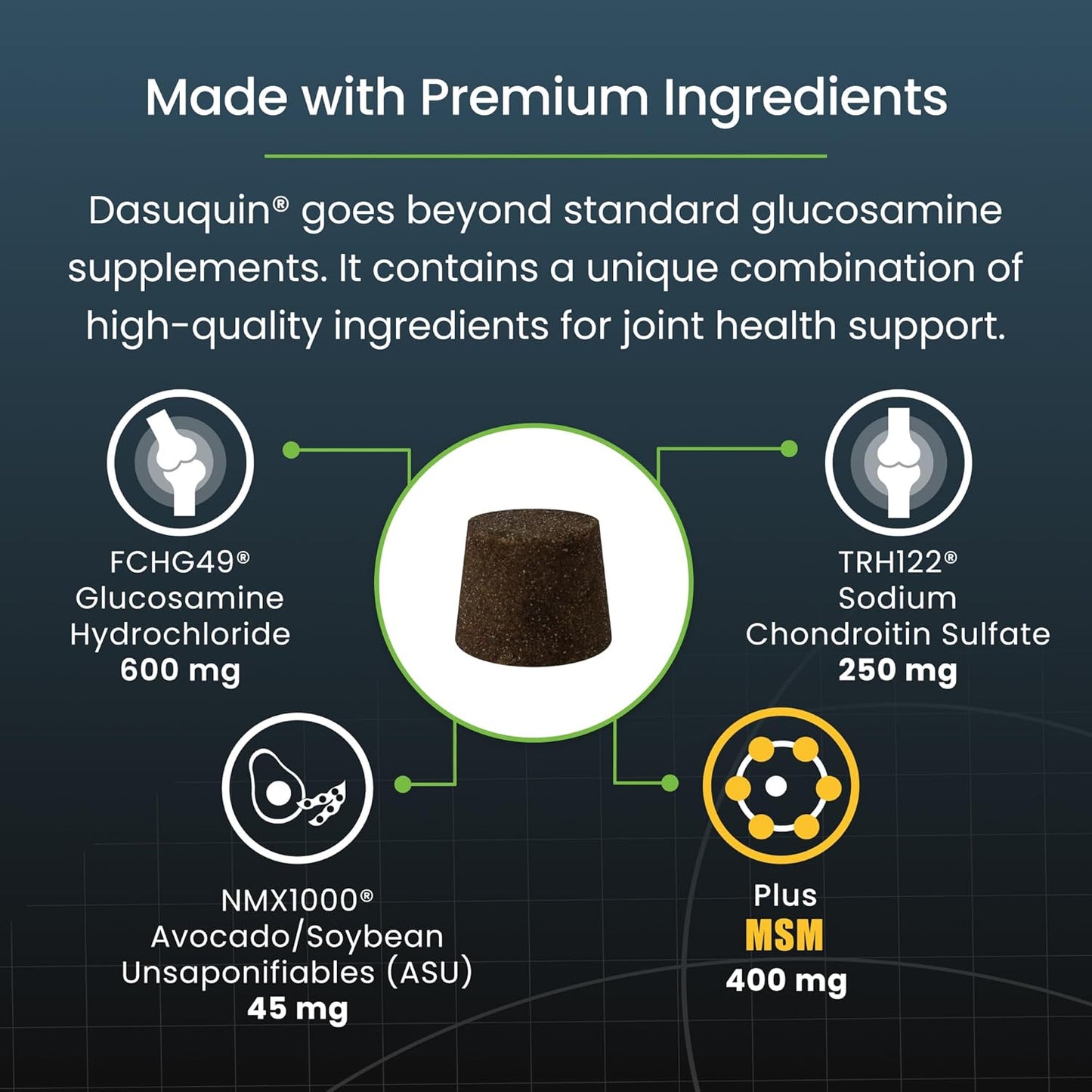 Nutramax Dasuquin para perros pequeños a medianos, suplemento de sa...