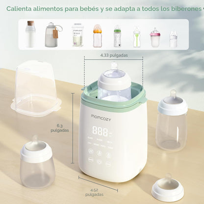 Momcozy Calentador de biberones, calentadores rápidos para todas la...