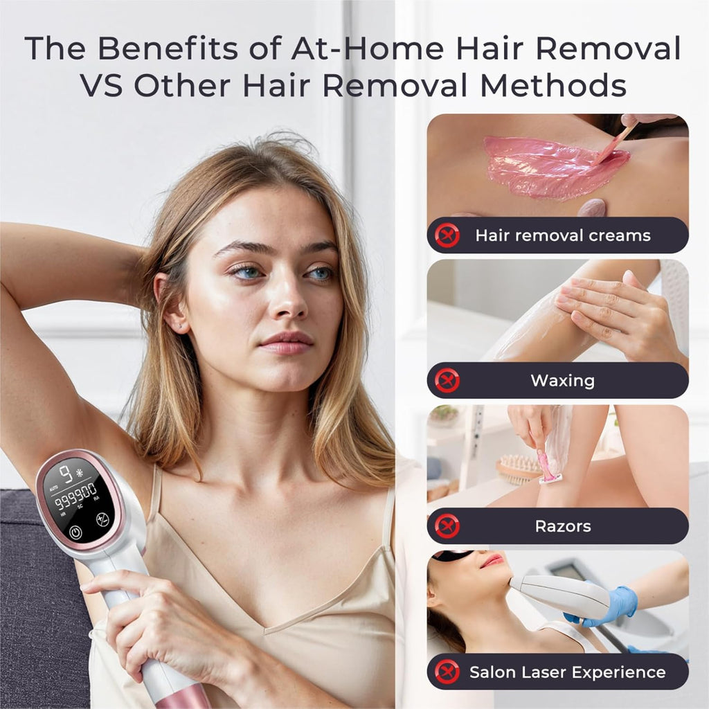 Depilación láser IPL para mujeres y hombres, depilación láser de us...