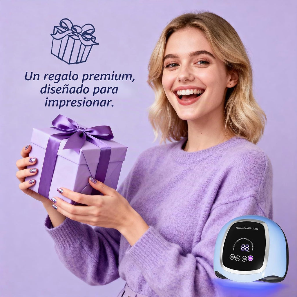 Gugusure Lámpara de uñas LED UV, secador de uñas mejorado de 180 W...