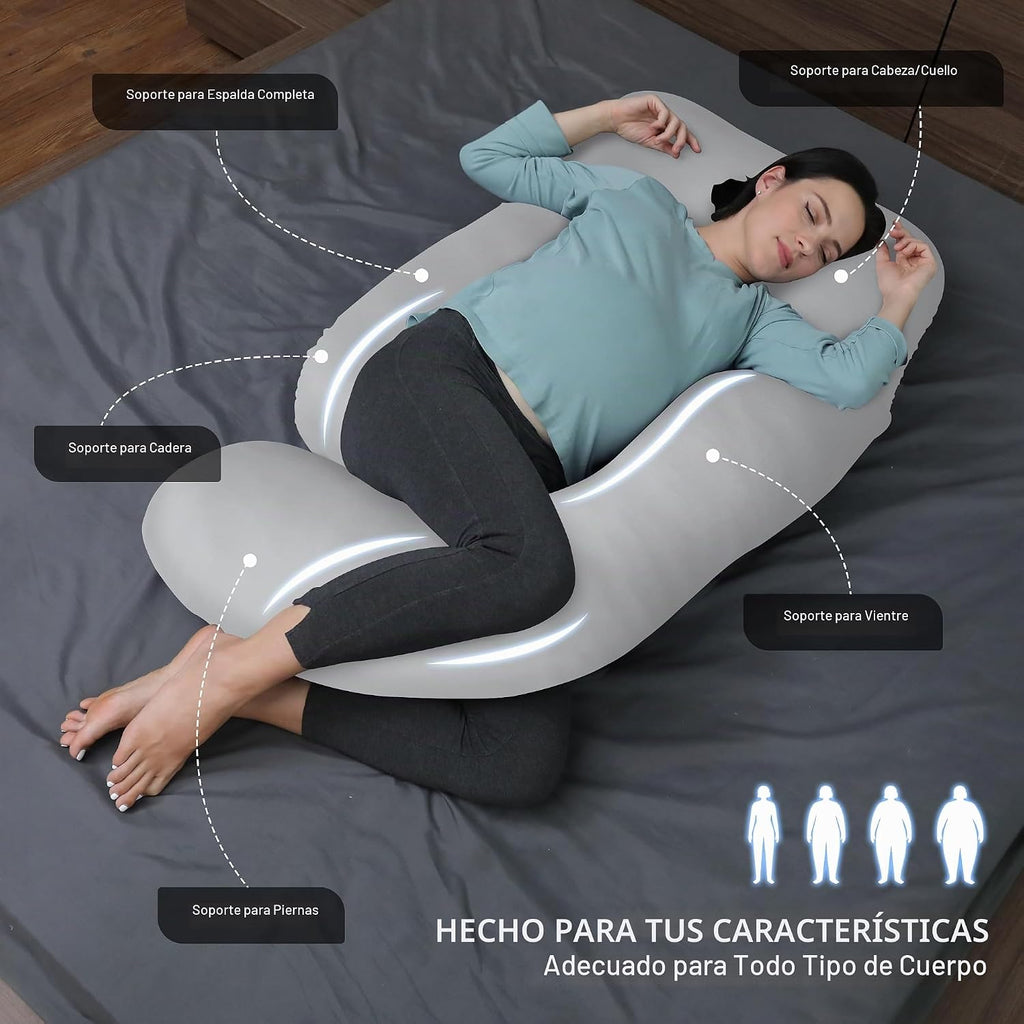 MOON PARK- Almohadas de embarazo y maternidad de cuerpo completo pa...