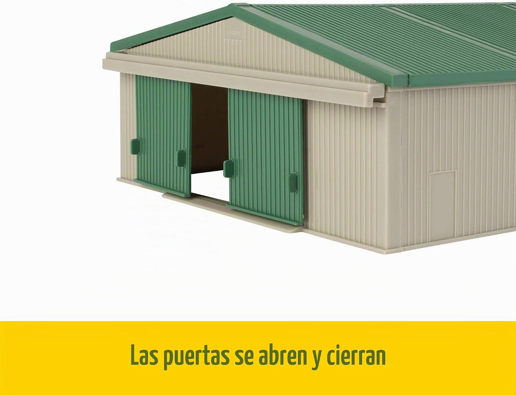 TOMY John Deere - Juego de juguetes de granja fundidos a presión, escala 1:64, incluye animales de granja, cobertizo de máquina, tractores de juguete, camiones de juguete y herramientas de granja