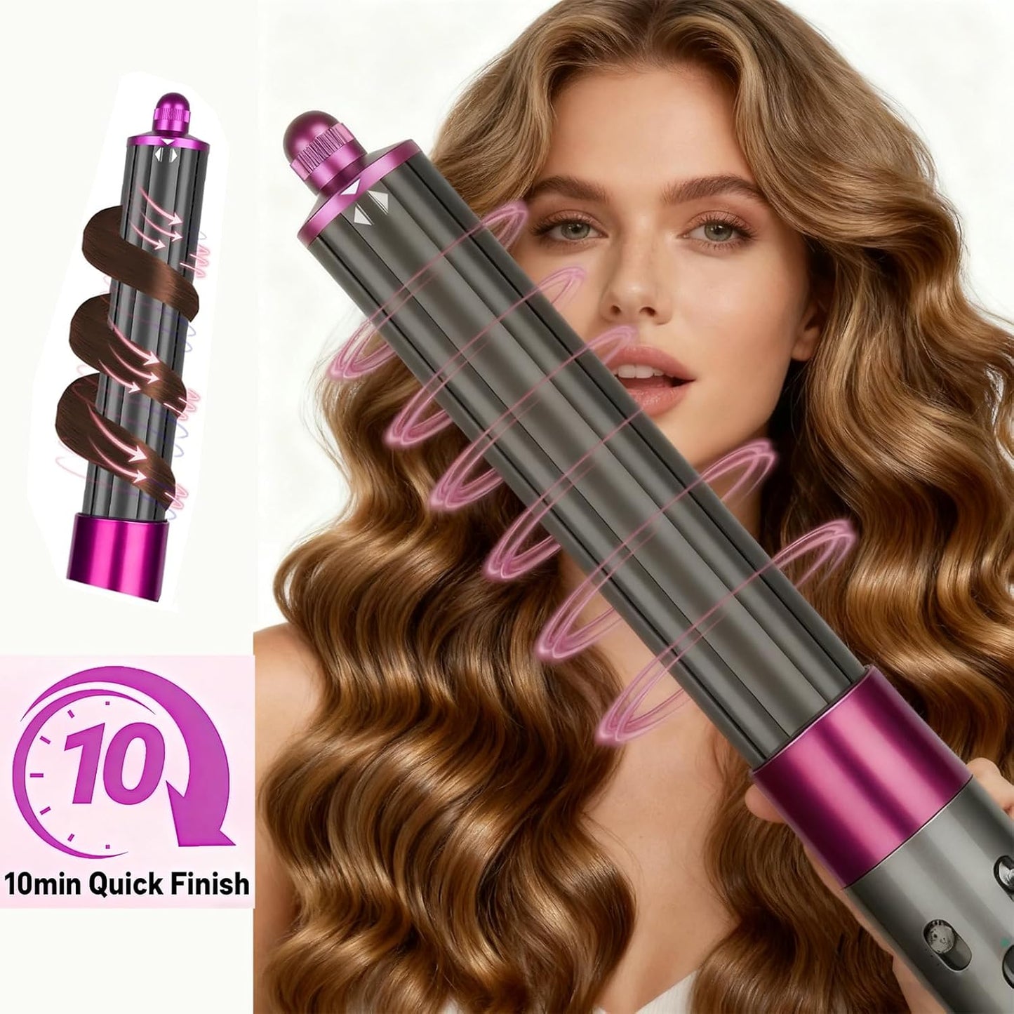 Cepillo voluminizador redondo grande para Dyson Airwrap Stylers (HS...