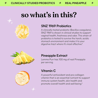 Lemme Purr Gomitas probióticas vaginales para mujeres - pH equilibr...