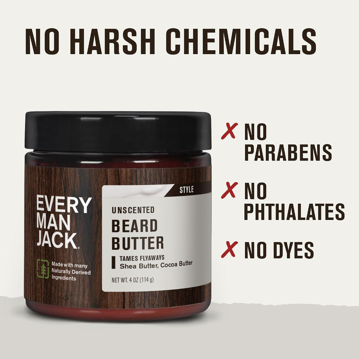 Every Man Jack Beard &amp; Scruff - Mantequilla suavizante para hom...