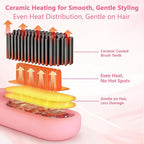 Go Brush Pro para Cabello Corto 2026, Cepillo Alisador de Cabello I...