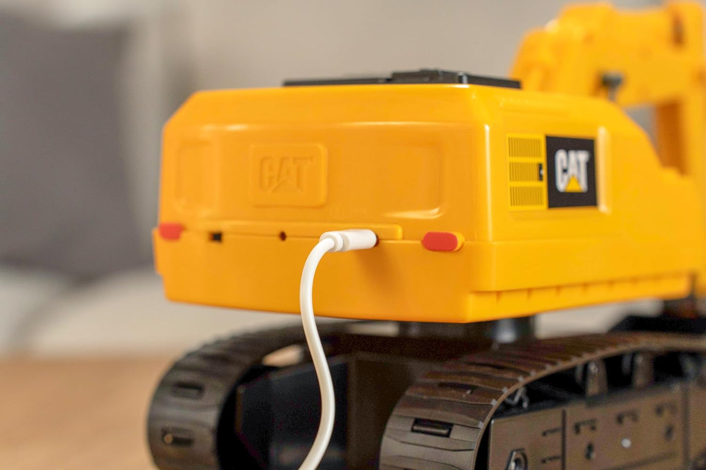 Excavadora eléctrica CAT Digger RC Construcción para niños mayores...