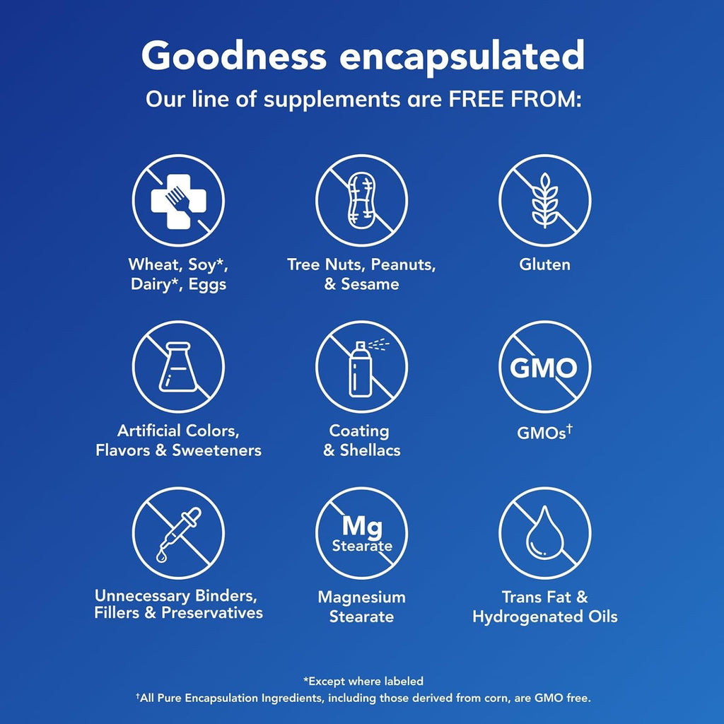 Pure Encapsulations B12 Folato - Suplemento energético para apoyar...