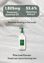 AROMATICA Acondicionador engrosador del cabello de romero (13.53 oz...