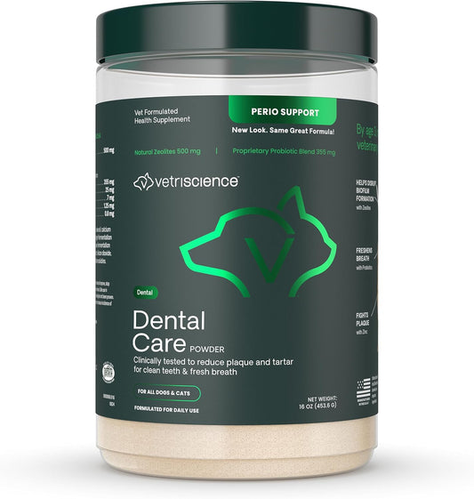 VETRISCIENCE Polvo de cuidado dental - Suplemento dental en polvo p...