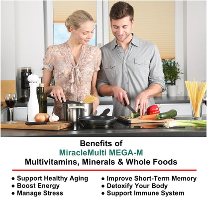 Hybrid Nutraceuticals MEGA-M Multivitamínico para hombres y mujeres...