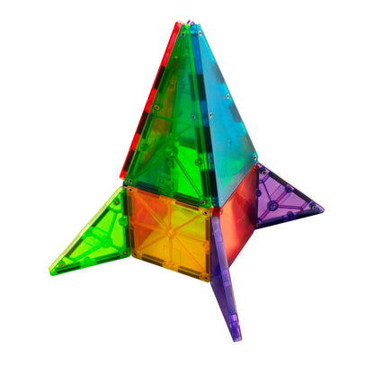 MAGNA-TILES Juego clásico de construcción magnética de 32 piezas, l...