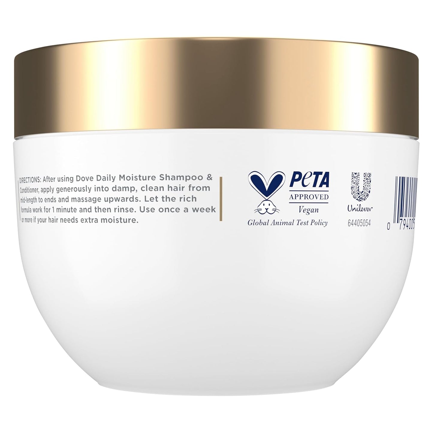 Dove Mascarilla Hidratante con Ácido Hialurónico para Cabello Seco...