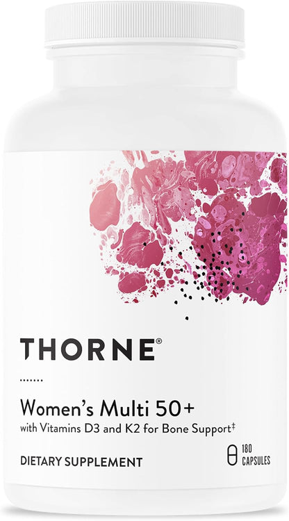 THORNE - Multi 50+ para mujer - Multi diario integral con vitaminas...